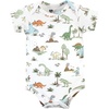 image:imageHudson Baby Unisex Baby Cotton Bodysuit and Pant Set Bonita Long Sleeve 1218 MonthsDinosaur Adventures Shortsleeve