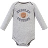 image:imageHudson Baby Unisex Baby Cotton Bodysuit and Pant Set Bonita Long Sleeve 1218 MonthsFootball Huddles Longsleeve