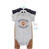 image:imageHudson Baby Unisex Baby Cotton Bodysuit and Pant Set Bonita Long Sleeve 1218 MonthsFootball Huddles Shortsleeve