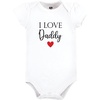 image:imageHudson Baby Unisex Baby Cotton Bodysuit and Pant Set Bonita Long Sleeve 1218 MonthsGirl Daddy Red Black