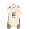 image:imageHudson Baby Unisex Baby Cotton Bodysuit and Pant Set Bonita Long Sleeve 1218 MonthsGoing on Safari Short Sleeve