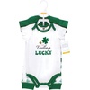 image:imageHudson Baby Unisex Baby Cotton Bodysuit and Pant Set Bonita Long Sleeve 1218 MonthsGreen