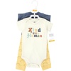 image:imageHudson Baby Unisex Baby Cotton Bodysuit and Pant Set Bonita Long Sleeve 1218 MonthsKind Human Short Sleeve
