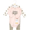 image:imageHudson Baby Unisex Baby Cotton Bodysuit and Pant Set Bonita Long Sleeve 1218 MonthsLeopard Hearts Long Sleeve
