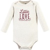 image:imageHudson Baby Unisex Baby Cotton Bodysuit and Pant Set Bonita Long Sleeve 1218 MonthsLittle Love Flowers Long Sleeve
