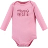 image:imageHudson Baby Unisex Baby Cotton Bodysuit and Pant Set Bonita Long Sleeve 1218 MonthsLittle Love Flowers Long Sleeve