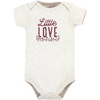 image:imageHudson Baby Unisex Baby Cotton Bodysuit and Pant Set Bonita Long Sleeve 1218 MonthsLittle Love Flowers Short Sleeve