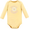 image:imageHudson Baby Unisex Baby Cotton Bodysuit and Pant Set Bonita Long Sleeve 1218 MonthsPeace Love Flowers Long Sleeve