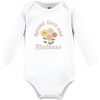 image:imageHudson Baby Unisex Baby Cotton Bodysuit and Pant Set Bonita Long Sleeve 1218 MonthsPeace Love Flowers Long Sleeve