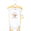 image:imageHudson Baby Unisex Baby Cotton Bodysuit and Pant Set Bonita Long Sleeve 1218 MonthsPeace Love Flowers Short Sleeve