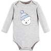 image:imageHudson Baby Unisex Baby Cotton Bodysuit and Pant Set Bonita Long Sleeve 1218 MonthsPolar Bear Explorer