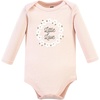 image:imageHudson Baby Unisex Baby Cotton Bodysuit and Pant Set Bonita Long Sleeve 1218 MonthsSage Floral Wreath Long Sleeve