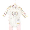 image:imageHudson Baby Unisex Baby Cotton Bodysuit and Pant Set Bonita Long Sleeve 1218 MonthsSoft Painted Floral Longsleeve
