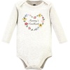 image:imageHudson Baby Unisex Baby Cotton Bodysuit and Pant Set Bonita Long Sleeve 1218 MonthsSoft Painted Floral Longsleeve