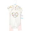 image:imageHudson Baby Unisex Baby Cotton Bodysuit and Pant Set Bonita Long Sleeve 1218 MonthsSoft Painted Floral Shortsleeve