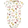 image:imageHudson Baby Unisex Baby Cotton Bodysuit and Pant Set Bonita Long Sleeve 1218 MonthsSoft Painted Floral Shortsleeve