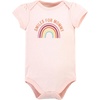image:imageHudson Baby Unisex Baby Cotton Bodysuit and Pant Set Bonita Long Sleeve 1218 MonthsSunshine Rainbows Shortsleeve