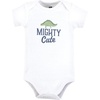 image:imageHudson Baby Unisex Baby Cotton Bodysuits Mighty Cute Dino 912 Months