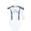 image:imageHudson Baby Unisex Baby Cotton Bodysuits Mommys Little Man Polo 69 Months