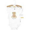 image:imageHudson Baby Unisex Baby Cotton Bodysuits Teddy Bears 3Pack 36 Months