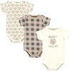 image:imageHudson Baby Unisex Baby Cotton Bodysuits Snuggle Bear 912 Months