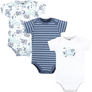 image:imageHudson Baby Infant Boy Cotton Bodysuits Mint Octopus Newborn