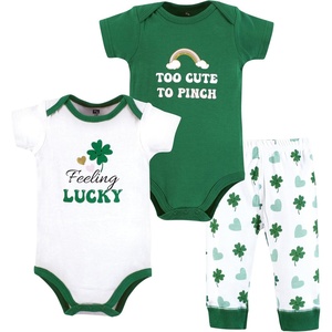 image:imageHudson Baby Unisex Baby Cotton Bodysuit and Pant Set Bonita Long Sleeve 1218 MonthsGreen