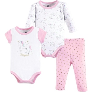 image:imageHudson Baby Unisex Baby Cotton Bodysuit and Pant Set Bonita Long Sleeve 1218 MonthsMagical Unicorn