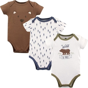 image:imageHudson Baby Unisex Baby Cotton Bodysuits Bear 1824 Months