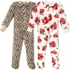 image:imageHudson Baby babygirls Plush Sleep and PlayHudson Baby Unisex Baby Plush Sleep and PlayRed Rose Leopard