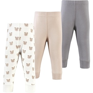 image:imageHudson Baby Basics Unisex Baby Everyday Cotton Pants 3PackComfort Clay
