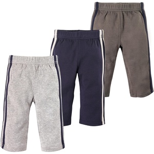 image:imageHudson Baby Basics Unisex Baby Everyday Cotton Pants 3PackOceanic Stone