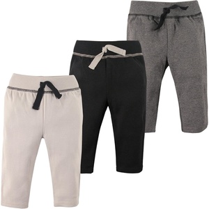 image:imageHudson Baby Basics Unisex Baby Everyday Cotton Pants 3PackShadow Tones