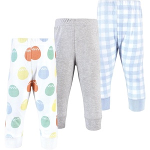 image:imageHudson Baby Basics Unisex Baby Everyday Cotton Pants 3PackSpringtime Hunt