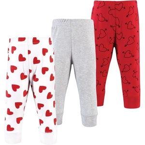 image:imageHudson Baby Basics Unisex Baby Everyday Cotton Pants 3PackSweetheart Hues