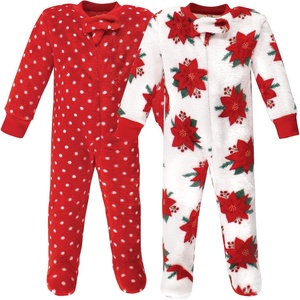 image:imageHudson Baby babygirls Plush Sleep and PlayHudson Baby Unisex Baby Plush Sleep and PlayPoinsettia