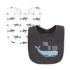 image:imageHudson Baby Unisex Baby Cotton Bibs Popsicle One SizeBoy Whale Shark