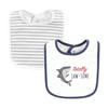 image:imageHudson Baby Unisex Baby Cotton Bibs Popsicle One SizeBoy Whale Shark