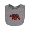 image:imageHudson Baby Unisex Baby Cotton Bibs Popsicle One SizeBuffalo Plaid Bear