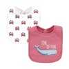 image:imageHudson Baby Unisex Baby Cotton Bibs Popsicle One SizeGirl Whale Shark