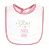 image:imageHudson Baby Unisex Baby Cotton Bibs Popsicle One SizeGlitter Unicorn