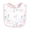 image:imageHudson Baby Unisex Baby Cotton Bibs Popsicle One SizeGlitter Unicorn