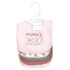 image:imageHudson Baby Unisex Baby Cotton Bibs Popsicle One SizeMama Mauve Sage Rose