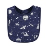 image:imageHudson Baby Unisex Baby Cotton Bibs Popsicle One SizeOuter Space