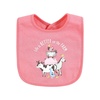 image:imageHudson Baby Unisex Baby Cotton Bibs Popsicle One SizePink Farm Animals