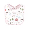 image:imageHudson Baby Unisex Baby Cotton Bibs Popsicle One SizePink Farm Animals