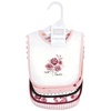 image:imageHudson Baby Unisex Baby Cotton Bibs Popsicle One SizeRose