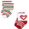 image:imageHudson Baby Unisex Baby Cotton Rich Newborn and Terry Socks12 Days of Christmas Girl