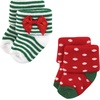 image:imageHudson Baby Unisex Baby Cotton Rich Newborn and Terry Socks12 Days of Christmas Girl
