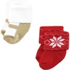 image:imageHudson Baby Unisex Baby Cotton Rich Newborn and Terry Socks12 Days of Christmas Girl